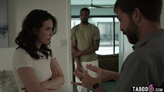 Hubby thought it was a excellent idea to give his down wifey a big black cock