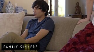FAMILY SINNERS - Stepmom Bunny Madison Makes Her Stepson Ricky Spanish Sense Finer After His Break Up
