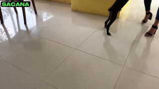 Thin woman couldn't fight back when she spotted it