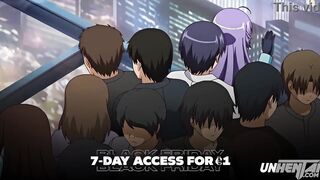 Anime porn - Teenage Getting Exhilarated in a Public Elevator [Subtitled]