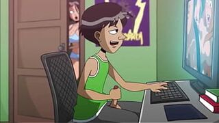 Huge-boobed Mother Help Stepson To Jizz ( Toon Uncensored )