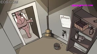 Barista With a Thick Booty Wants Fuck-fest Painfully - Toon Parody