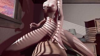 Pornography toon with Elza l 3 DIMENSIONAL SFM manga porn sans censorship