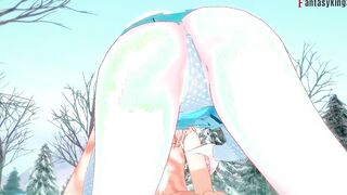 Elsa blowing and having hook-up | one | Frozen | Utter & POINT OF VIEW on Sheer & PTRN: Fantasyking3