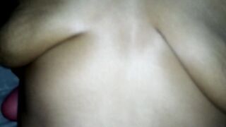 dame's bf jizzes on the buns of a Mexican dark haired