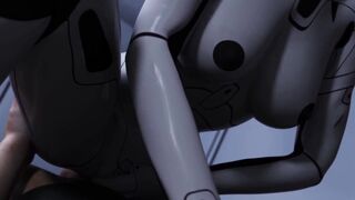 Projekt Zeal Big-chested AI Hump Robot Gets Rectal Fuckin' by Large Manmeat with Massive Juggling Funbags