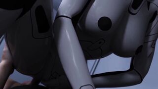 Projekt Zeal Big-chested AI Hump Robot Gets Rectal Fuckin' by Large Manmeat with Massive Juggling Funbags