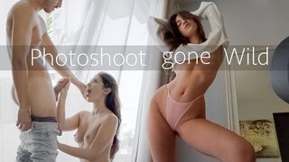 Super-hot Sport model get Pummeled during a Real Photoshoot