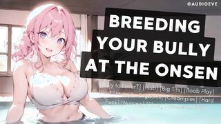 [F4M] Breeding Your Hellion At The Onsen | Bitchy Female dom ASMR Audio Roleplay