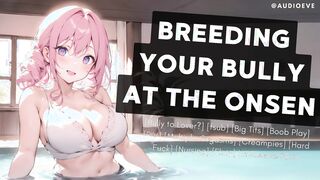 [F4M] Breeding Your Hellion At The Onsen | Bitchy Female dom ASMR Audio Roleplay