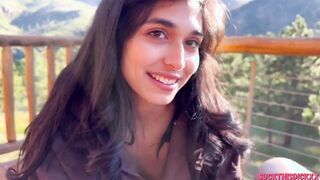 All Inborn Teenage Deep throats Her Boyfriends Rod In The Forest & Gulps Jizm