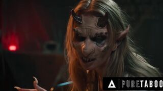 UNSPOILED TABOO trio-Breasted Satan Ashley Lane Breastfeeds Nurse Anna Claire Clouds! CREEPY HORROR PORNO trio-WAY