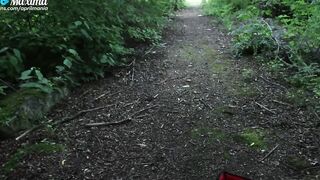 April Maxima Got Lost In The Forrest And Poked Hard-core WITHOUT MERCY By two BIG BLACK COCK ????????