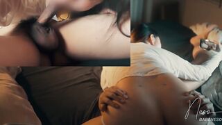 Stunner in strappy undergarments drills and takes selfie movie when sixty nine ????