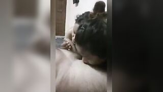 Three way Japanese doll throating 1 fortunate man