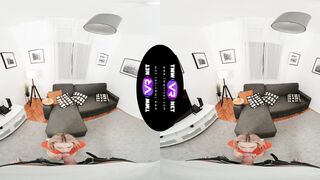 Ash-blonde performs a deep oral job