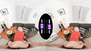 Ash-blonde performs a deep oral job