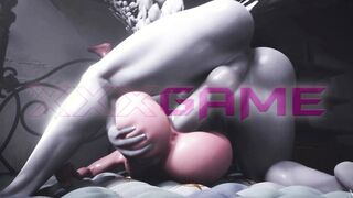 She took out her gigantic manhood and satiated the female's