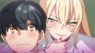 Naughty Classmates Want To Attempt Something Fresh - Harsh Three-way Yam-sized Fellatio - Anime porn