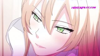 Naughty Classmates Want To Attempt Something Fresh - Harsh Three-way Yam-sized Fellatio - Anime porn