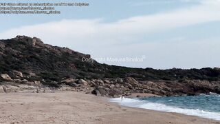 REAL FIRST-TIMER - I poke my greatest acquaintance on a public beach and internal ejaculation her cunt